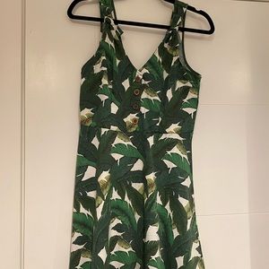 Palm Leaf Dress